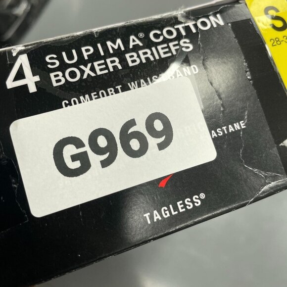 NEW Kirkland Signature Men's S Supima Cotton Boxer Briefs 4-Pack - Picture 5 of 5